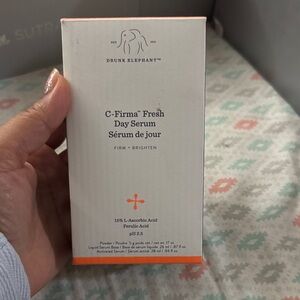 Drunk Elephant C-Firma Fresh Day Serum - White and Orange